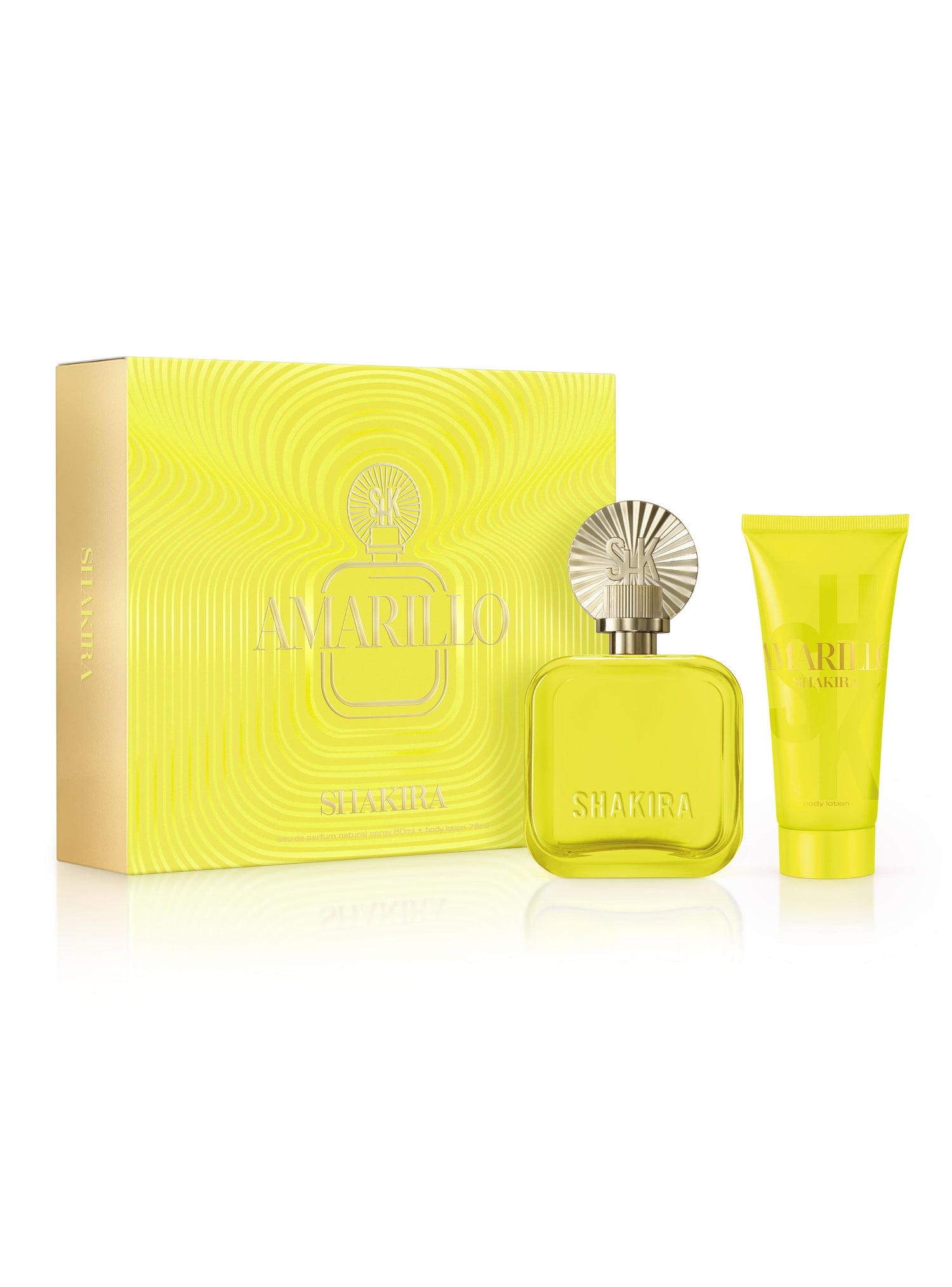 Shakira Amarilo EDP / 2 Pc SP 80 ml; BL 75 ml