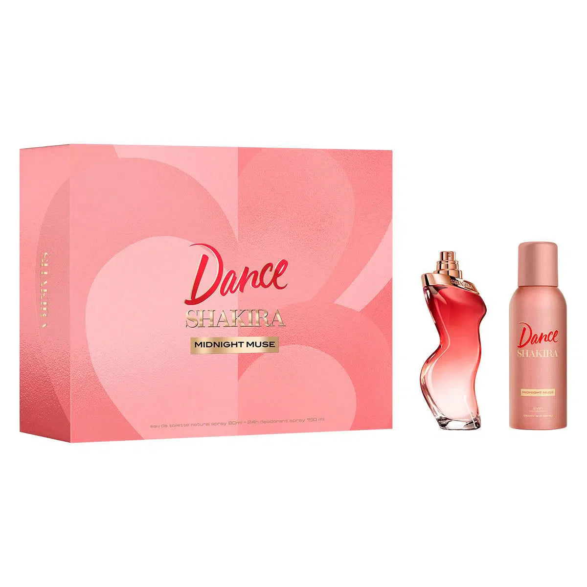 Shakira Dance Midnight Muse EDT (W) / 2 Pc SP 80 ml; DEO