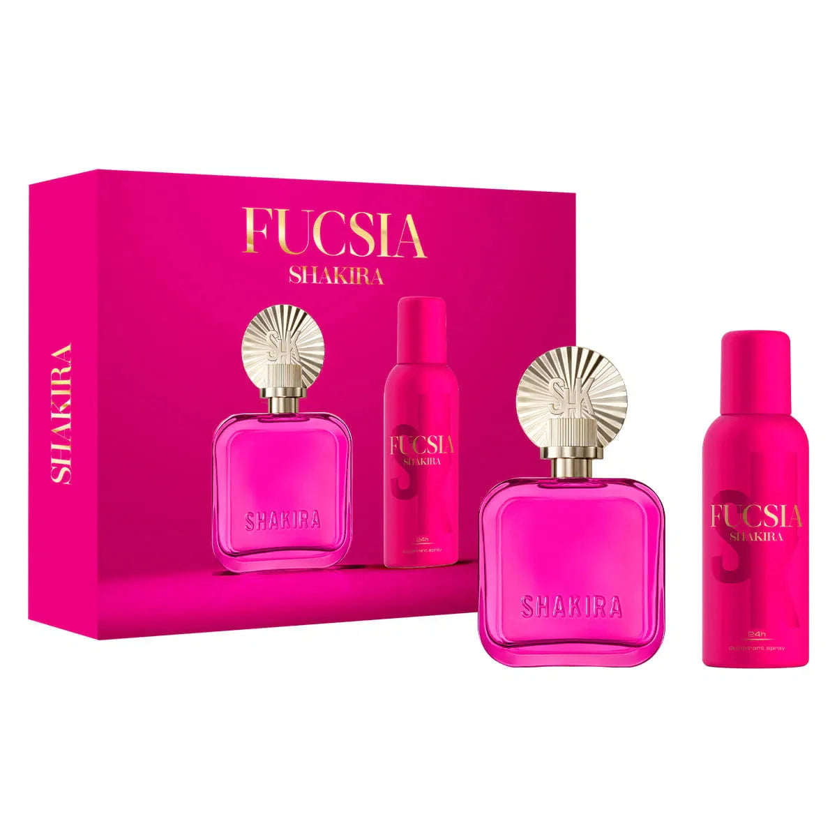 Shakira Fucsia EDP (W) / 2 Pc SP 80 ml; BL 75 ml