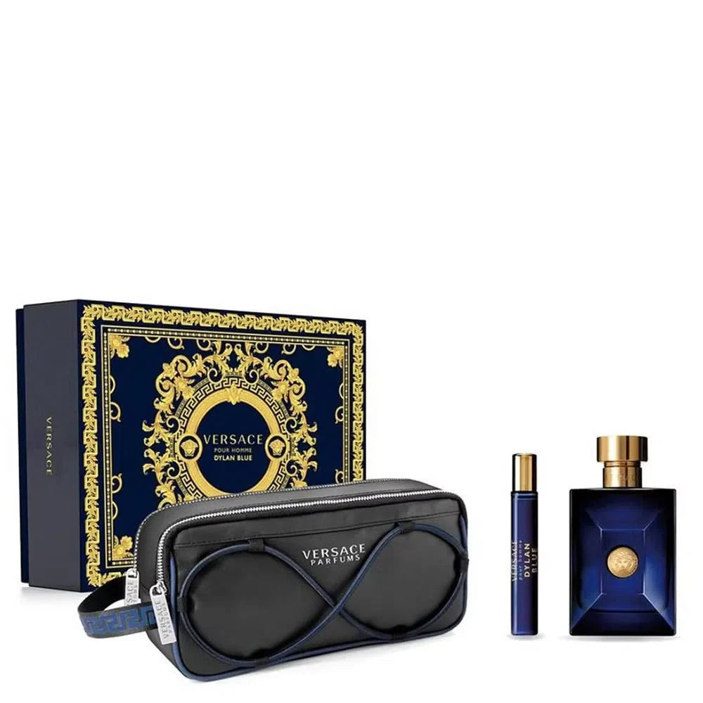 Versace Dylan Blue Pour Homme EDT (M) / 3 Pc SP 100 ml; EDT 10 ml; Bolsa