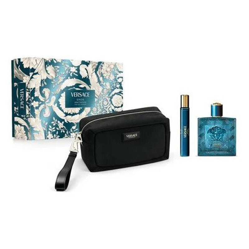 Versace Eros EDT (M) / 3 Pc SP 100 ml; Mini SP 10 ml; Trousse