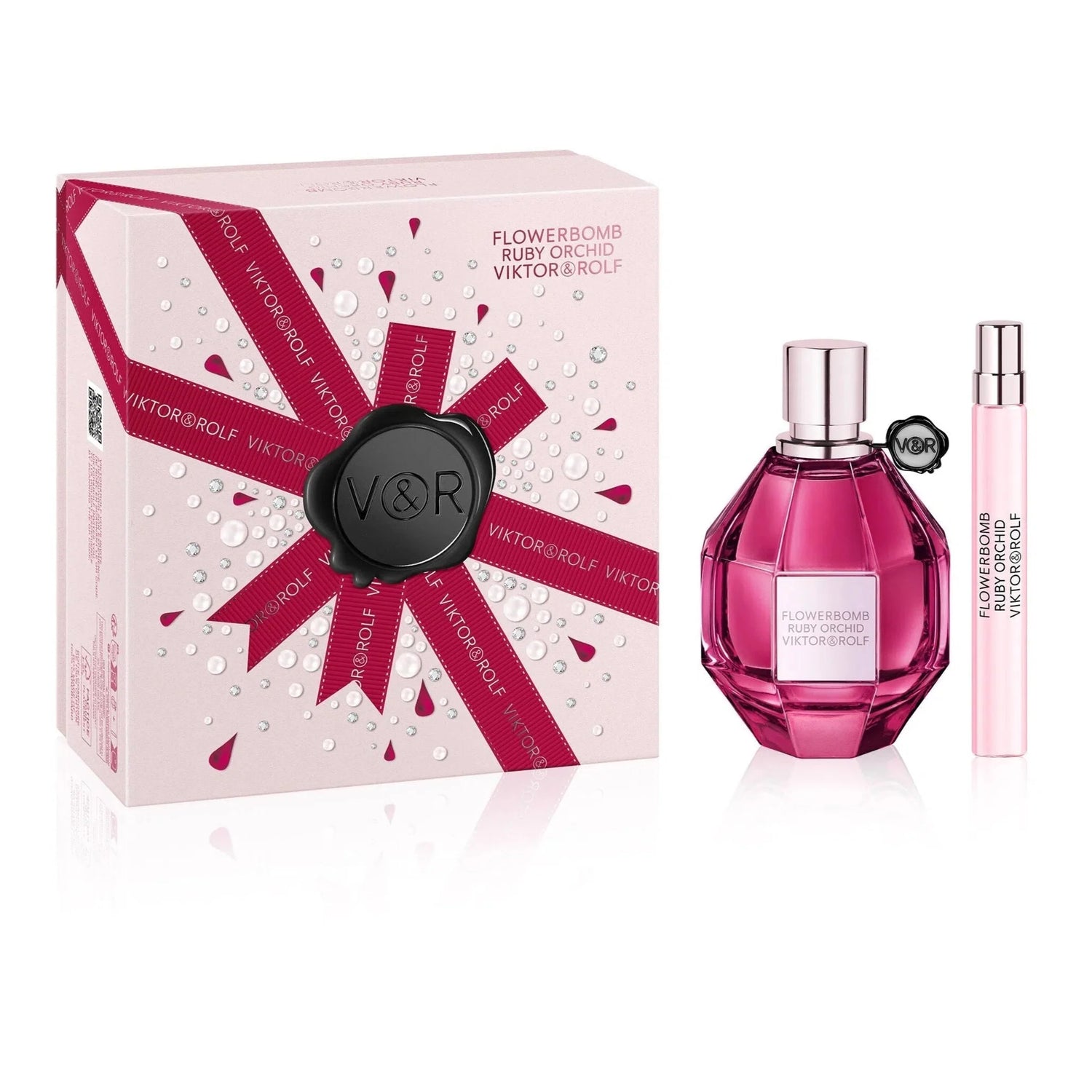 Viktor & Rolf Flowerbomb Ruby Orchid EDP (W) / 2 Pc SP 100 ml; SP 10 ml