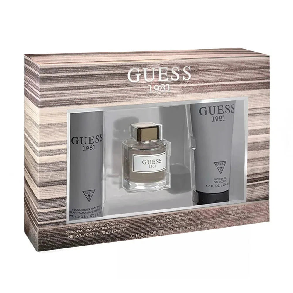 Guess 1981 EDT (M) / 3 Pc SP 100 ml; SG 200 ml; BS 180 ml