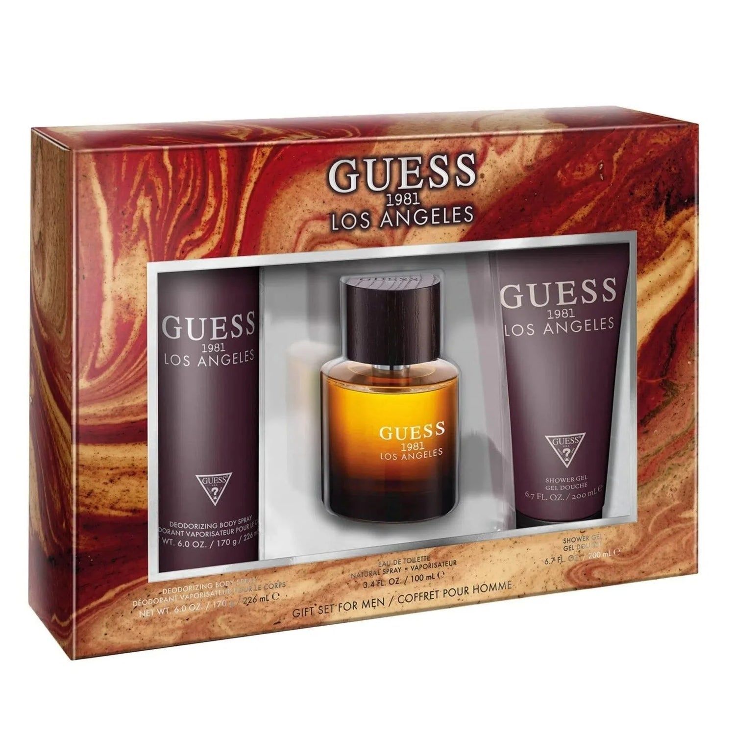 Guess 1981 Los Angeles Men EDT (M) / 3 Pc SP 100 ml; SG 200 ml; BS 180 ml