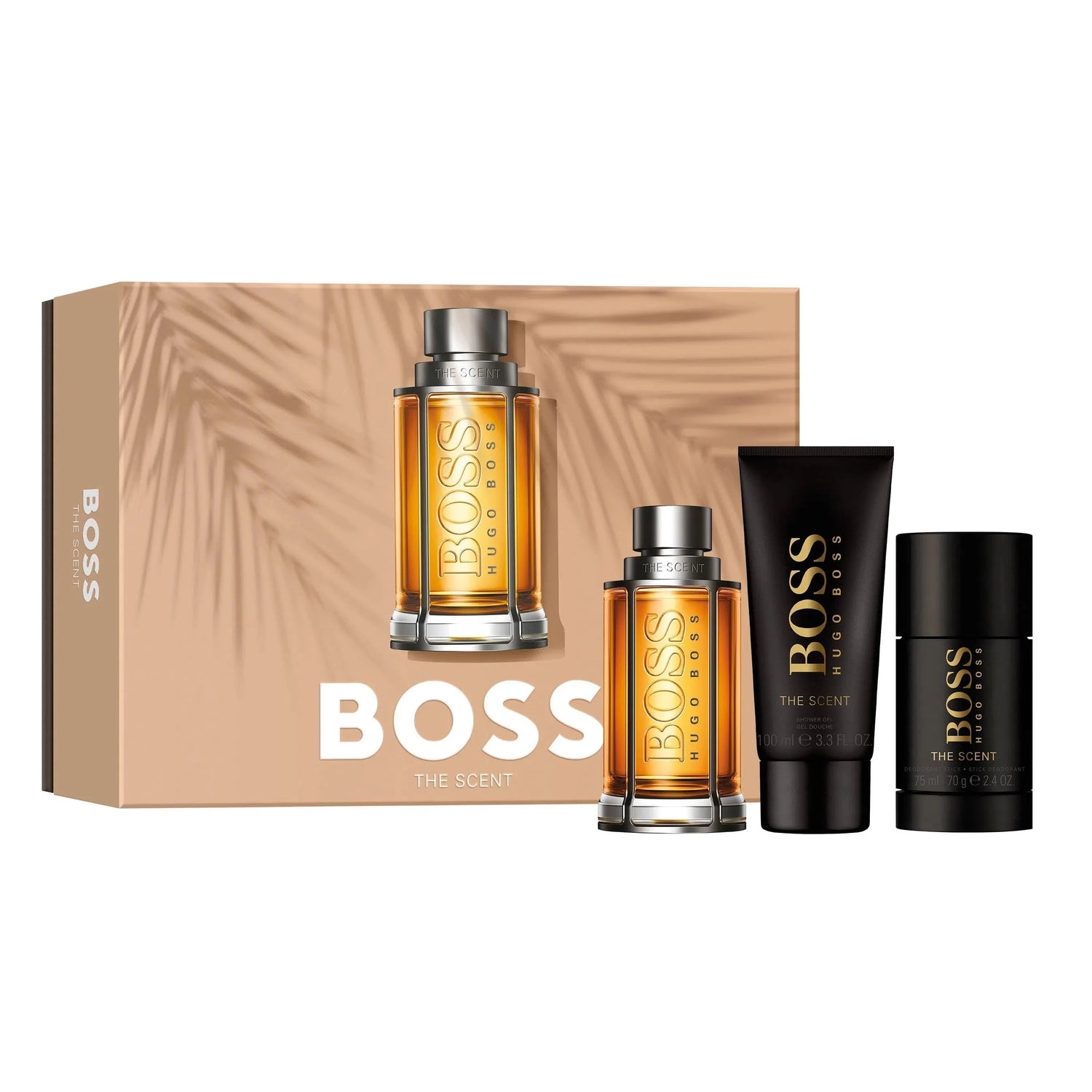 Hugo Boss Boss The Scent EDT (M) / 3 Pc SP 100 ml; SG 100 ml; DEO