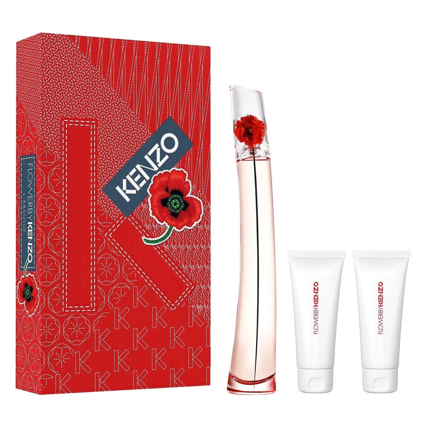 Kenzo Flower L'Absolue EDP (W) / 3 Pc SP 100 ml; BL 75 ml; BL 75 ml