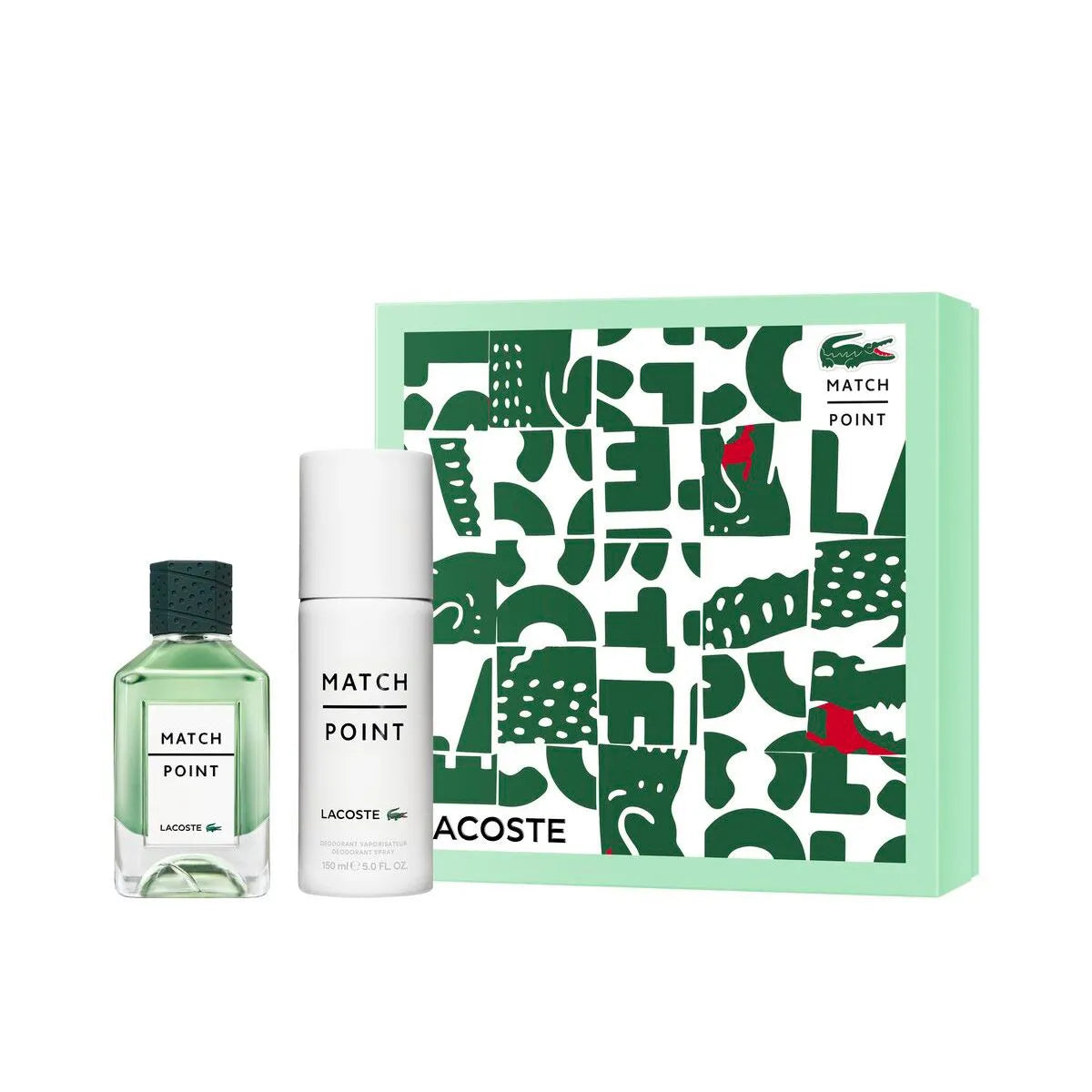 Lacoste Match Point EDT (M) / 2 Pc SP 100 ml; DEO Spray
