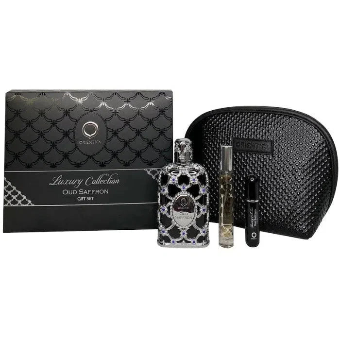 Orientica Oud Saffron EDP (U) / 3 Pc SP 80 ml; Mini; Atomizer; Bag