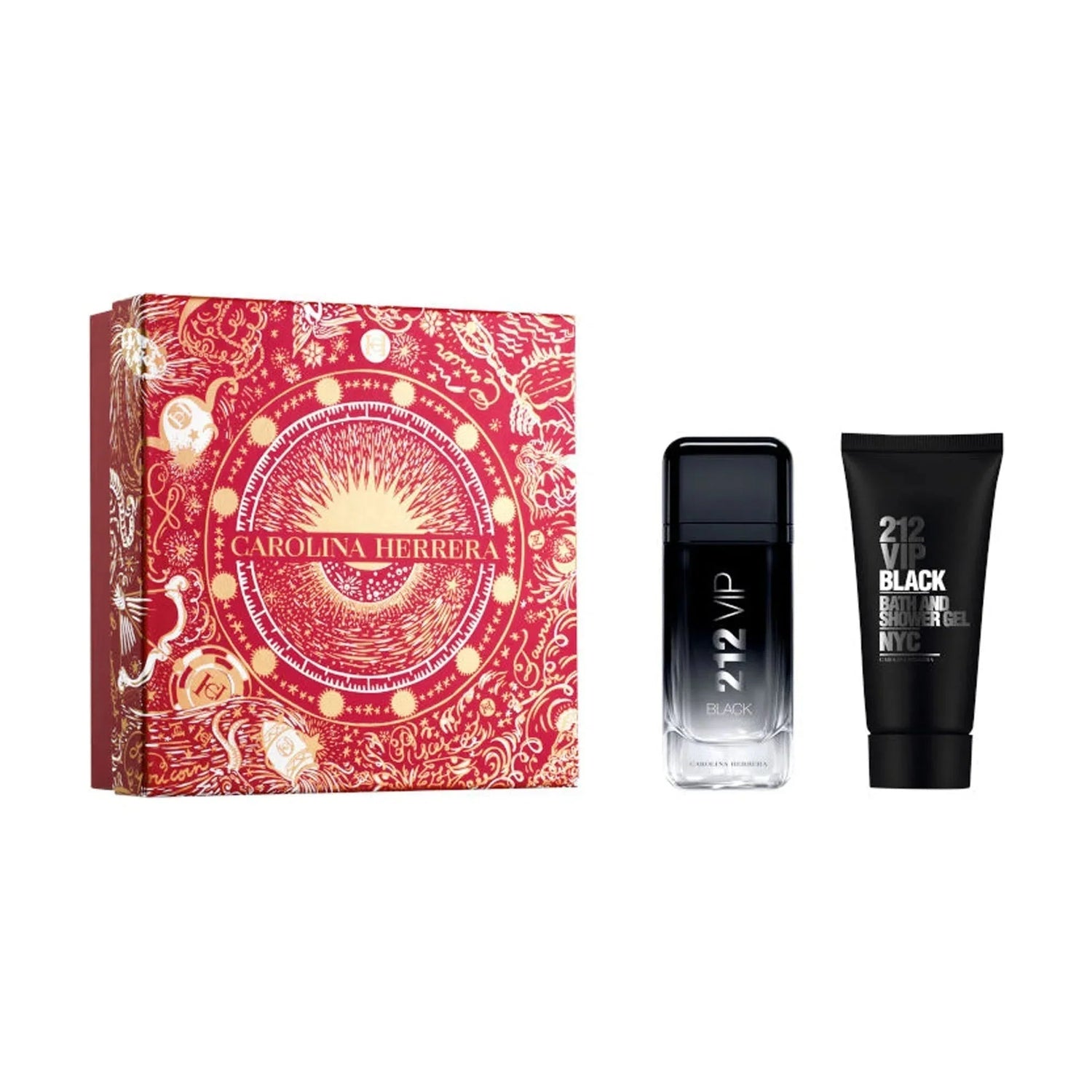 Carolina Herrera 212 VIP Black EDP (M) / 2 Pc SP 100 ml; SG 100 ml UL