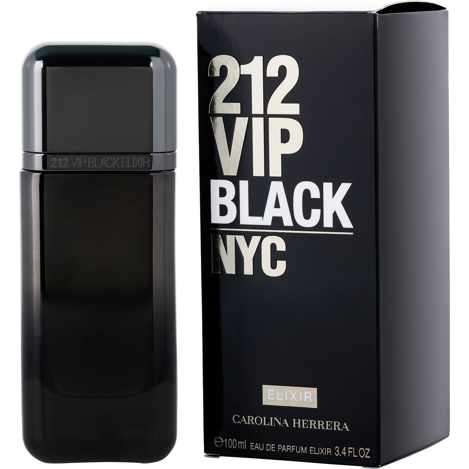 Carolina Herrera 212 VIP Black Elixir EDP (M) / 100 ml