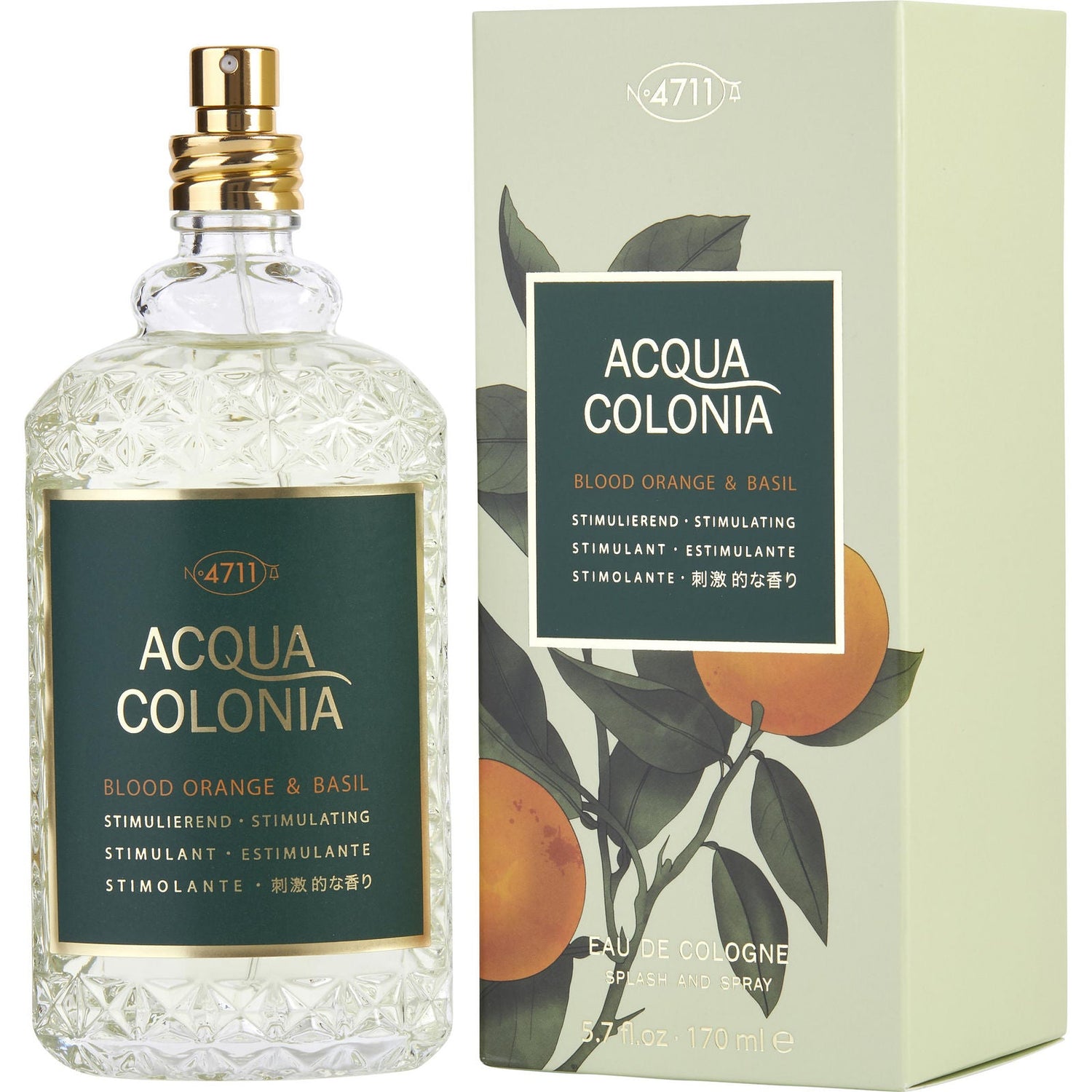 Echt Kölnisch Wasser No 4711 Acqua Colonia Blood Orange & Basil EDC (U) / 170 ml
