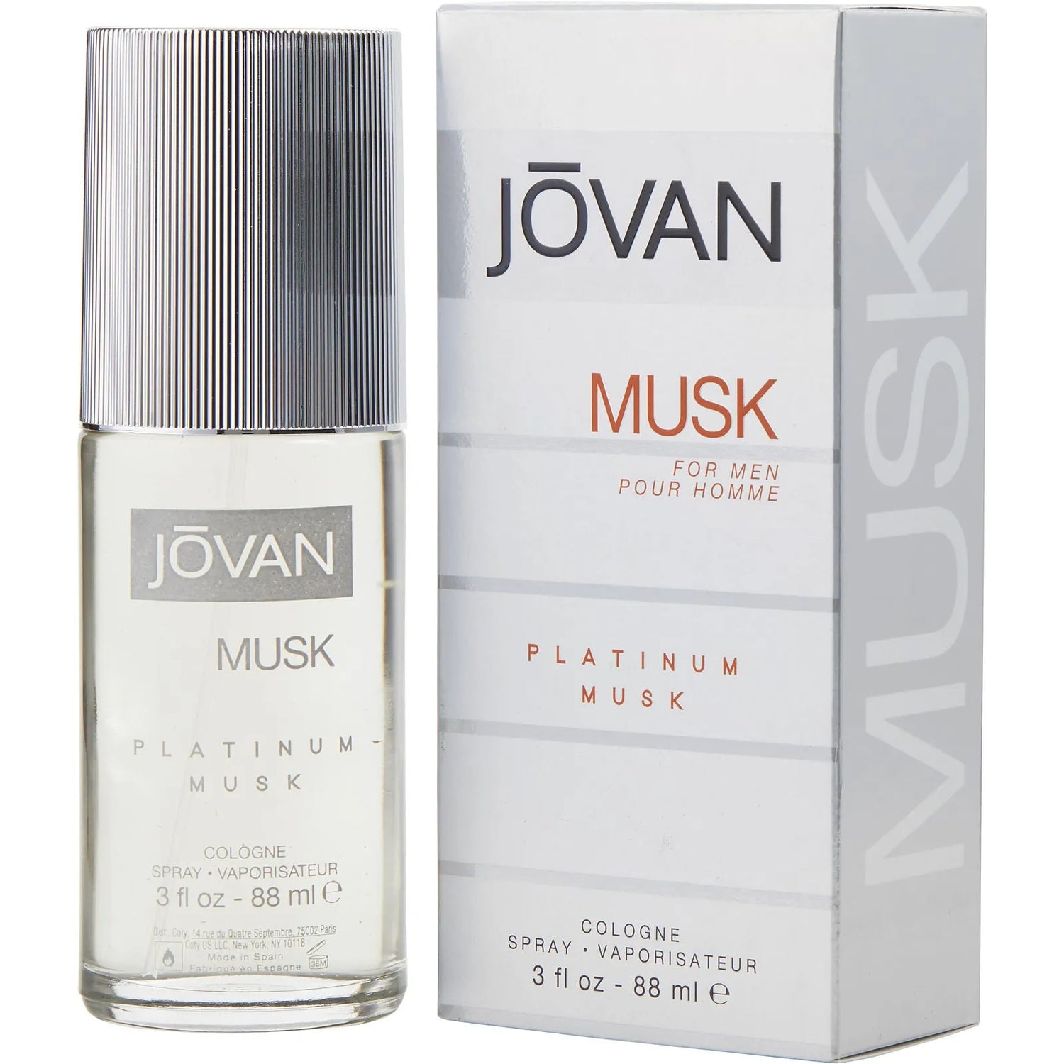 Jovan Platinum Musk EDC (M) / 88ml