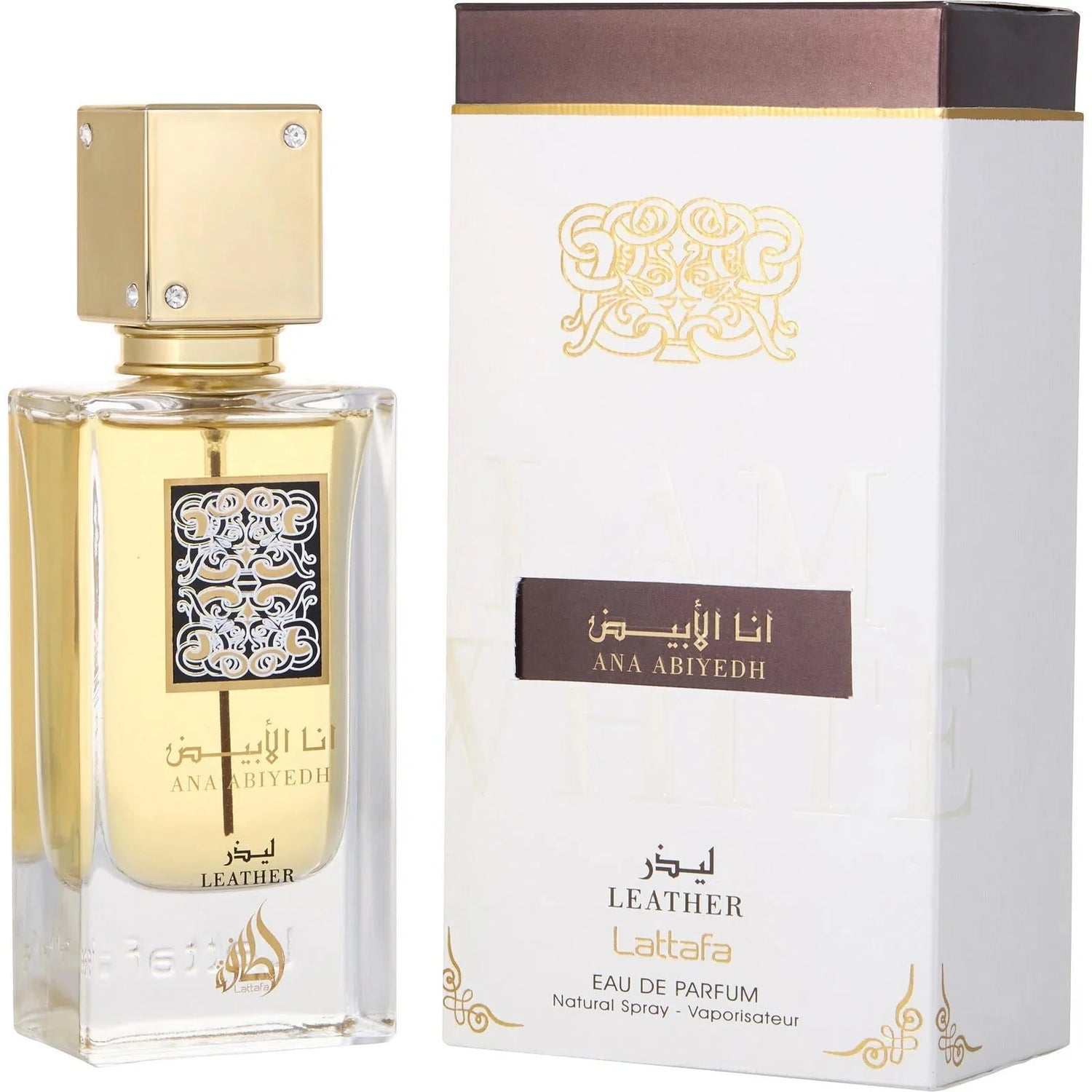 Lattafa Ana Abiyedh Leather EDP (U) / 60 ml