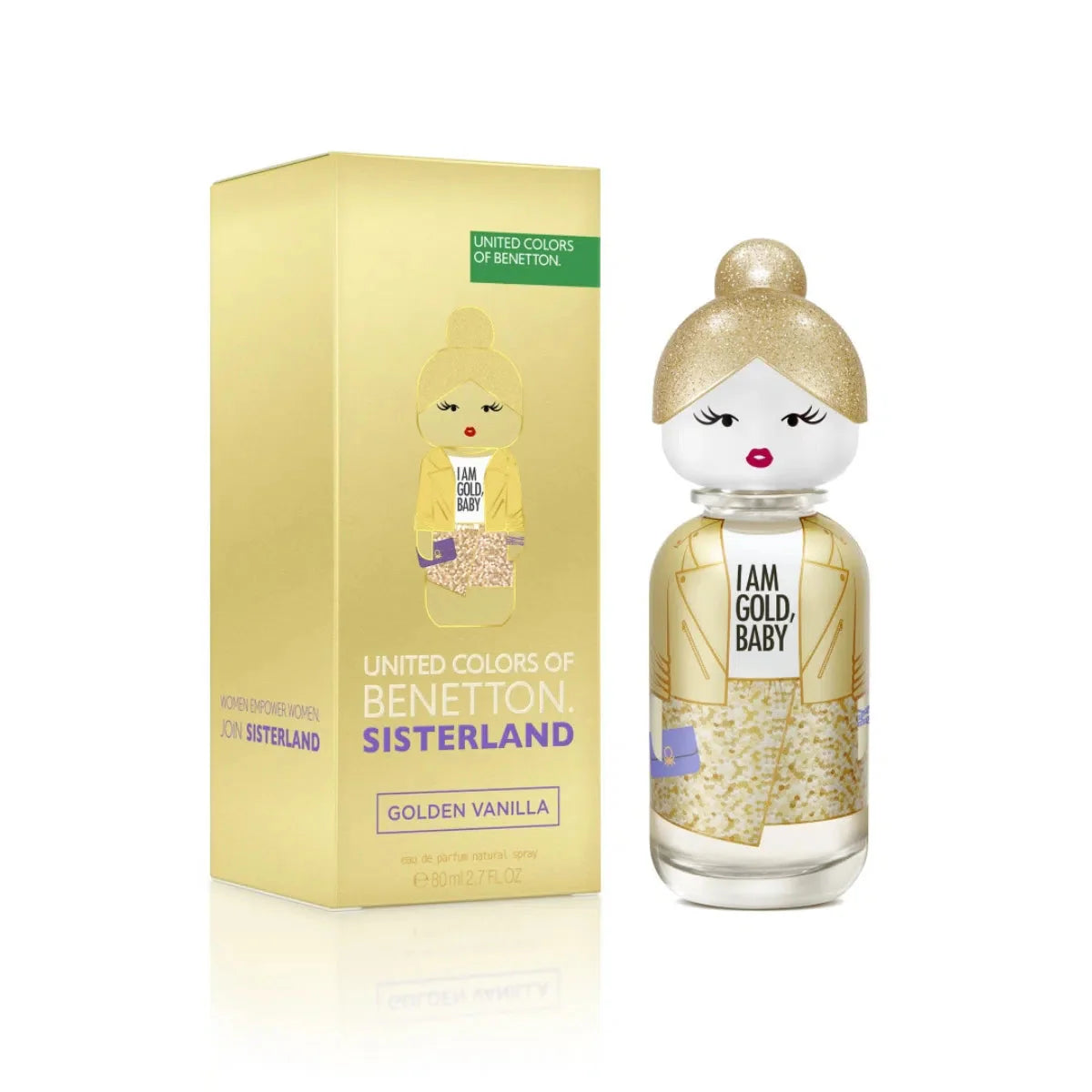 United Colors of Benetton Sisterland Golden Vanilla EDT (W) / 80 ml
