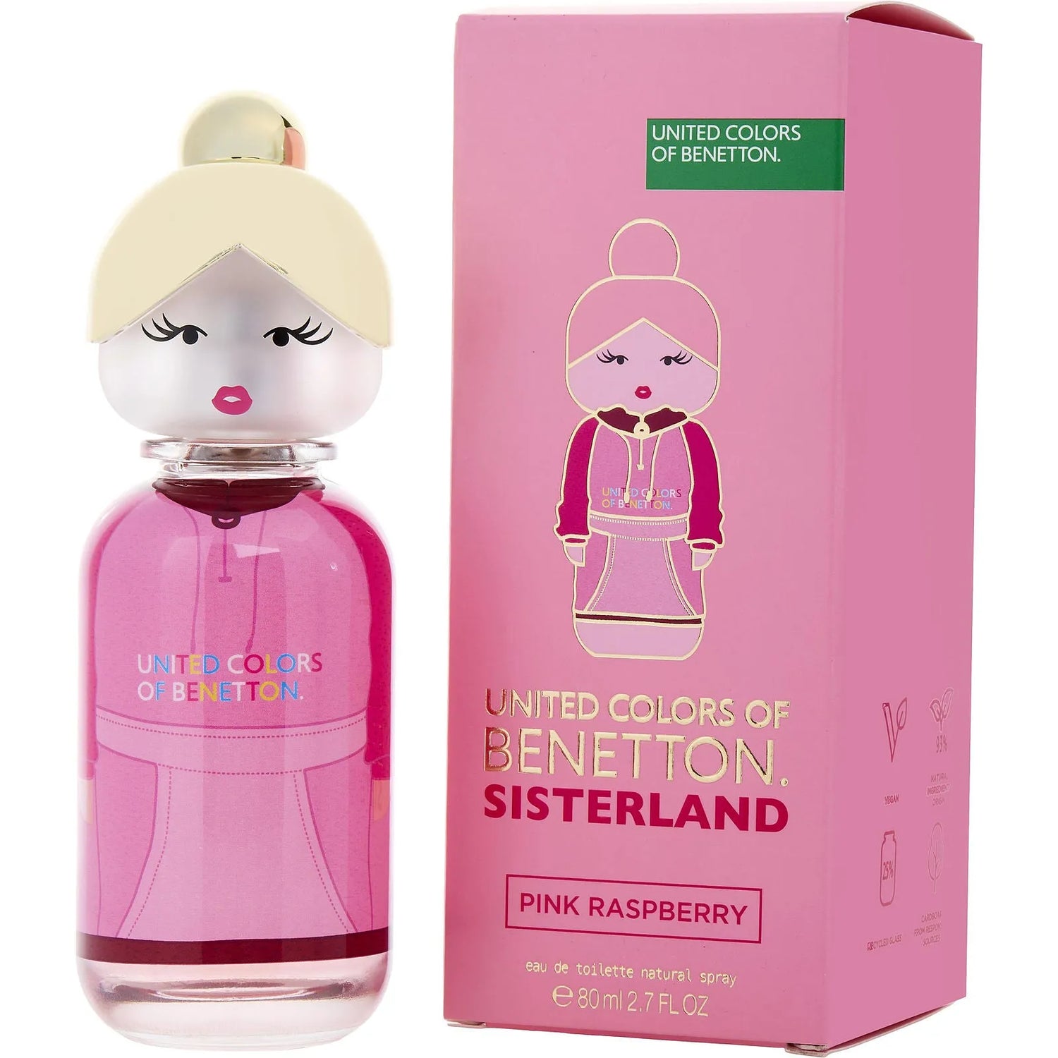 United Colors of Benetton Sisterland Pink Raspberry EDT (W) / 80 ml