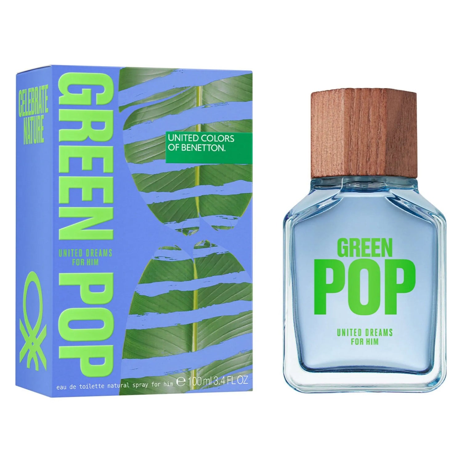 United Colors of Benetton United Dreams Green Pop EDT (M) / 100 ml