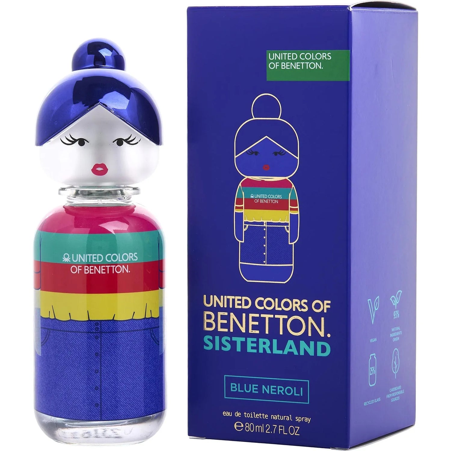 United Colors of Benetton Sisterland Blue Neroli EDT (W) / 80 ml