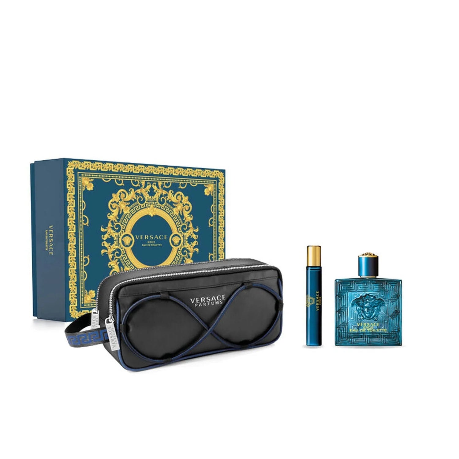 Versace Eros EDP (M) / 3 Pc SP 100 ml; SP 10 ml; Trousse